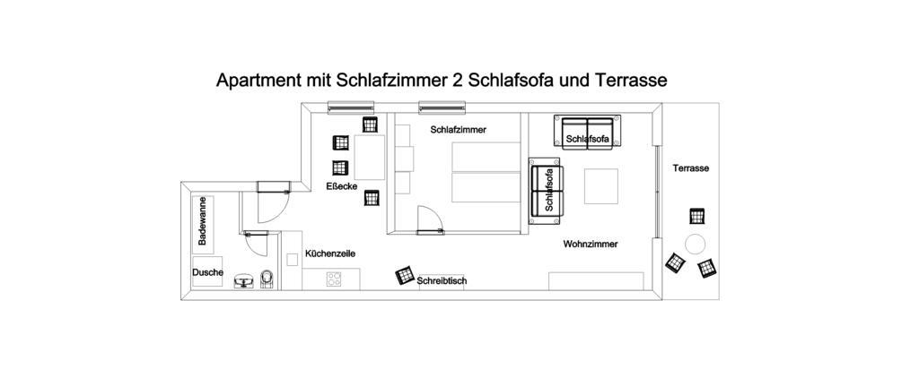 Apartment Wesseling Nauerz Rum bild